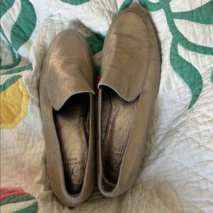 Adrianna Papell Metallic Gold Loafers